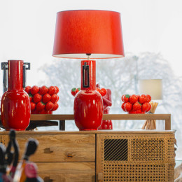 INTERIEUR-DECORATION|SIGNATURE vase rouge 47cmDRIMMERVases