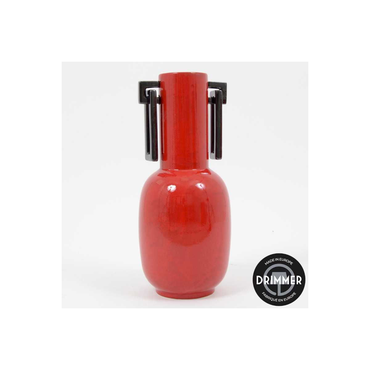 INTERIEUR-DECORATION|SIGNATURE vase rouge 47cmDRIMMERVasesSIGNATURE vase rouge 47cm Vase SIGNATURE rouge 47 cm, vase décoratif design au style contemporain et élégant. Cette pièce de décoration haut de gamme apporte une touche de caractère et de modernité à votre intérieur. Idéal pour sublimer un salon, une entrée ou une table, ce grand vase rouge s’intègre parfaitement dans une décoration chic, moderne ou artistique.