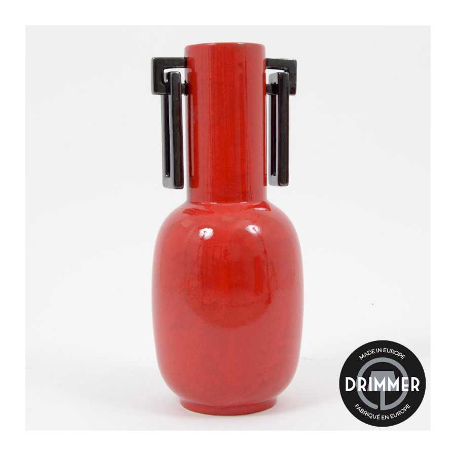 INTERIEUR-DECORATION|SIGNATURE vase rouge 47cmDRIMMERVasesSIGNATURE vase rouge 47cm Vase SIGNATURE rouge 47 cm, vase décoratif design au style contemporain et élégant. Cette pièce de décoration haut de gamme apporte une touche de caractère et de modernité à votre intérieur. Idéal pour sublimer un salon, une entrée ou une table, ce grand vase rouge s’intègre parfaitement dans une décoration chic, moderne ou artistique.
