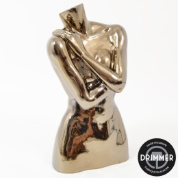 INTERIEUR-DECORATION|EVASION buste or 50 cmDRIMMERStatues Funny