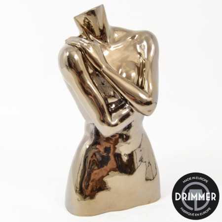 INTERIEUR-DECORATION|EVASION buste or 50 cmDRIMMERStatues Funny