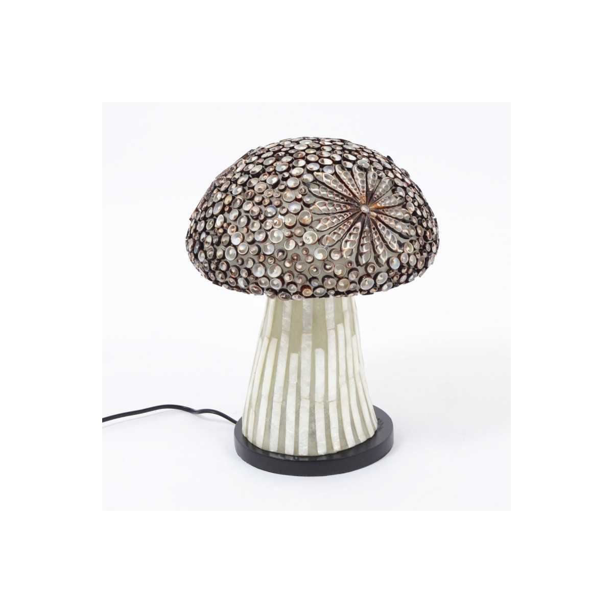 INTERIEUR-DECORATION|HIMELINE lampe champignonDRIMMERLampesHIMELINE lampe champignon&nbsp; Lampe Himeline Drimmer&nbsp; sublimez votre intérieur avec ce luminaire décoratif au design contemporain et raffiné. Elle diffuse une lumière douce et chaleureuse, idéale pour créer une ambiance élégante dans un salon, une chambre ou un espace de vie moderne. Parfaite pour une décoration chic et tendance.