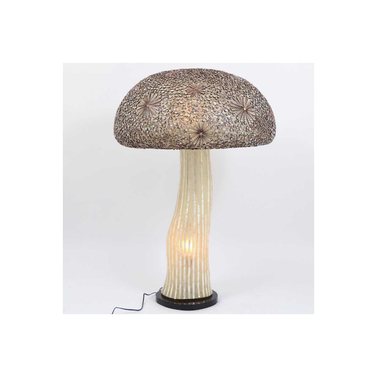 INTERIEUR-DECORATION|HIMELINE lampe champignon XXLDRIMMERLampesHIMELINE lampe champignon XXL&nbsp; HIMELINE lampe champignon XXL : luminaire décoratif au design iconique et contemporain, idéal pour créer une ambiance chaleureuse et sophistiquée. Sa forme champignon XXL apporte une touche tendance et élégante à votre salon, chambre ou espace de vie. Une lampe design forte, parfaite pour sublimer une décoration intérieure moderne et raffinée&nbsp;