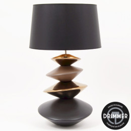 ENROLL Black/Gold Lamp
