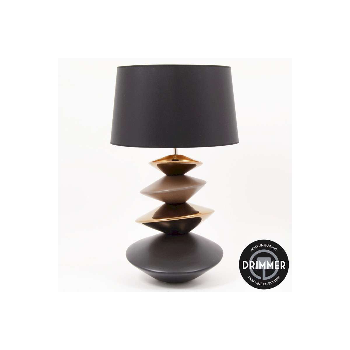 INTERIEUR-DECORATION|ENROLL lampe noir/orDRIMMERLampes