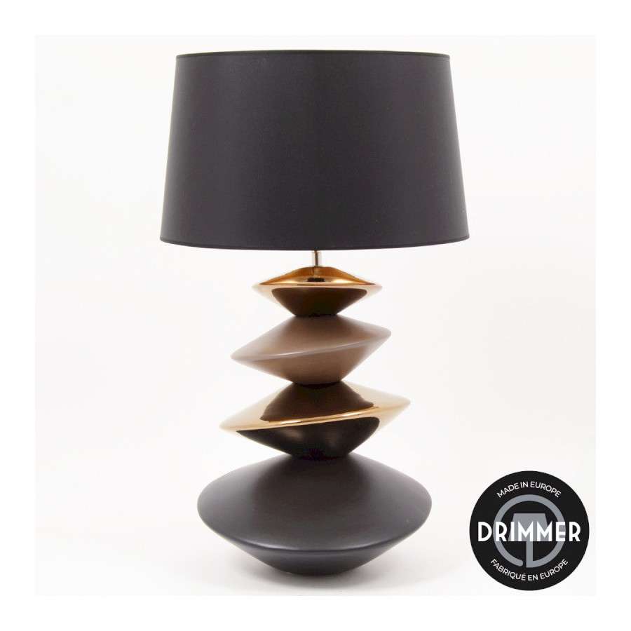 INTERIEUR-DECORATION|ENROLL lampe noir/orDRIMMERLampes