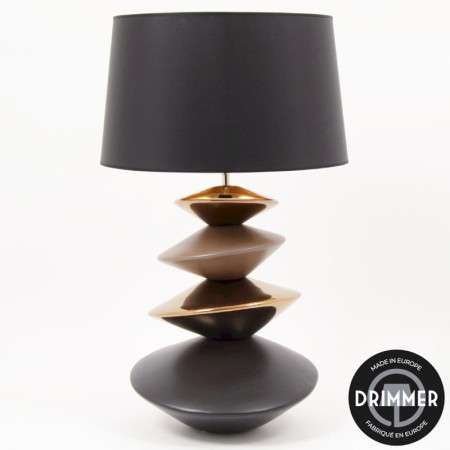 INTERIEUR-DECORATION|ENROLL lampe noir/orDRIMMERLampes