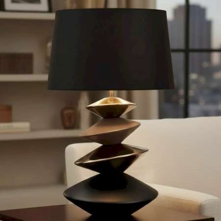 INTERIEUR-DECORATION|ENROLL lampe noir/orDRIMMERLampes