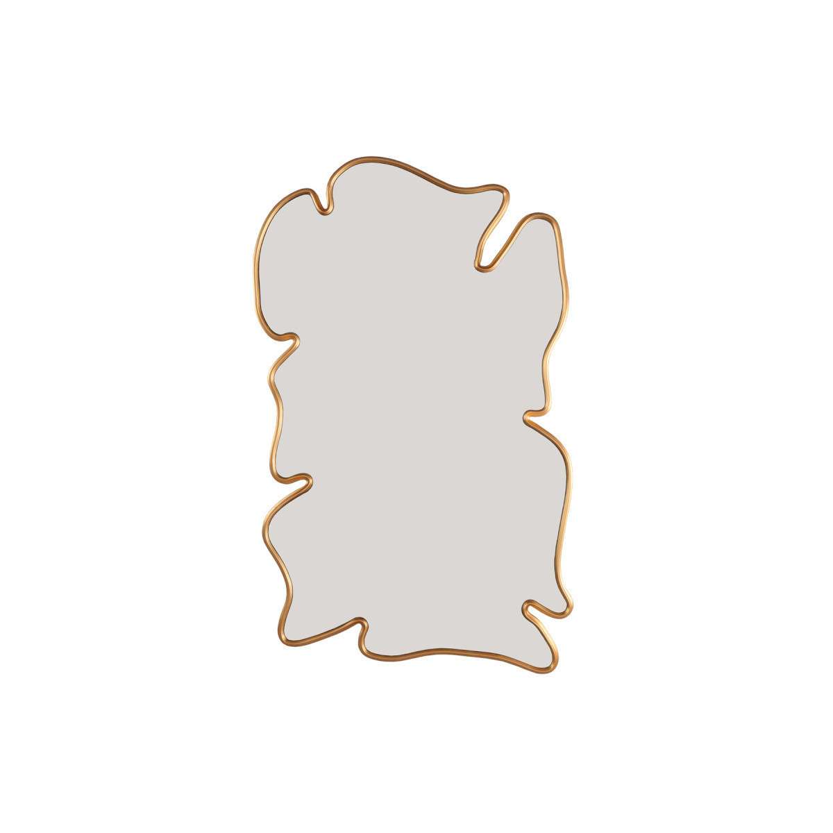 INTERIEUR-DECORATION|REFLET miroir vague or 187cmDRIMMERMiroirsREFLET miroir vague or 187cm Miroir décoratif au design organique et élégant, sublimé par une finition or raffinée. Son grand format de 187 cm et sa forme vague apportent lumière, profondeur et caractère à votre intérieur. Idéal pour un salon, une entrée ou une chambre, ce miroir design devient une pièce forte de votre décoration intérieure contemporaine et sophistiquée.