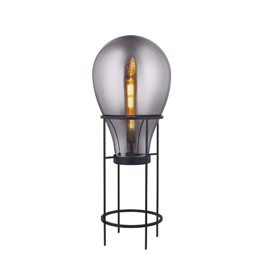 INTERIEUR-DECORATION|ALLEGRA lampe fumée 78 cmDRIMMERLampesALLEGRA lampe fumée&nbsp; Luminaire décoratif au design contemporain et raffiné, sublimé par une finition fumée élégante. Elle diffuse une lumière douce et chaleureuse, idéale pour créer une ambiance cosy et sophistiquée dans un salon, une chambre ou un espace de vie moderne. Une lampe design qui apporte caractère et élégance à votre décoration intérieure.&nbsp;