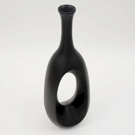 INTERIEUR-DECORATION|OCELLA vase ovale noirDRIMMERVases
