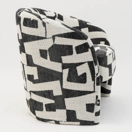 DONOVAN Beige/Anthracite Armchair