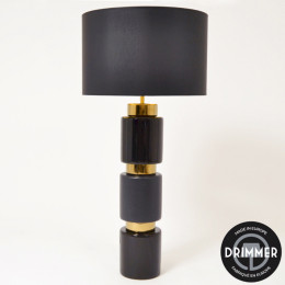 STRIPE Zwart/Gouden Lamp