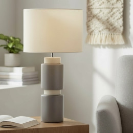 STRIPE Beige-Braun-Lampe