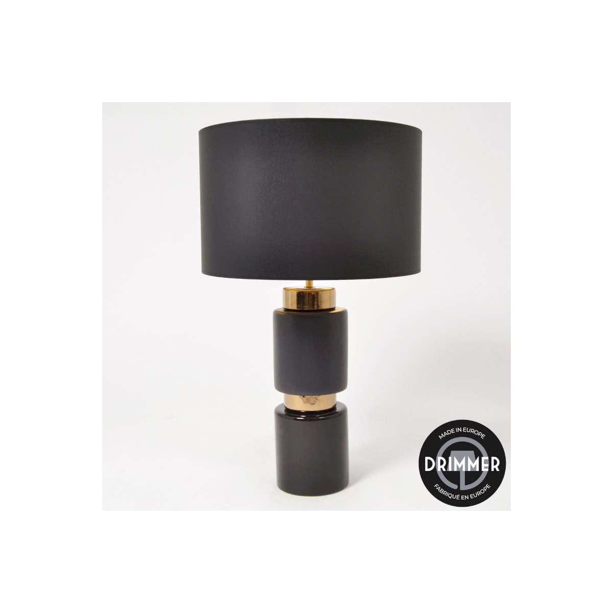 INTERIEUR-DECORATION|STRIPE lampe noir/orDRIMMERLampes