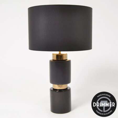 INTERIEUR-DECORATION|STRIPE lampe noir/orDRIMMERLampes
