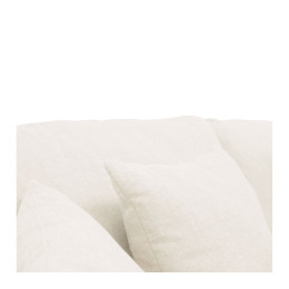 ANGIE sofa in white linen