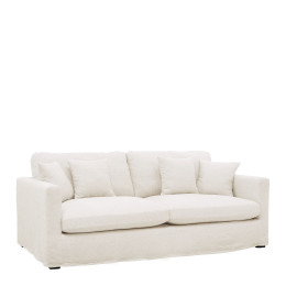 ANGIE Sofa in weißem Leinen